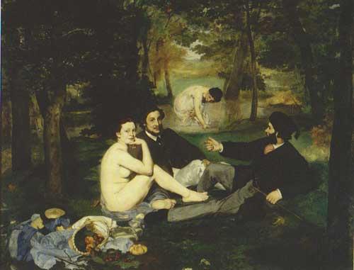 Le Déjeuner sur l’herbe. Edouard Manet. 1863