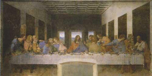 Il Cenacolo. Di Leonardo da Vinci. Ca.1494 -1498